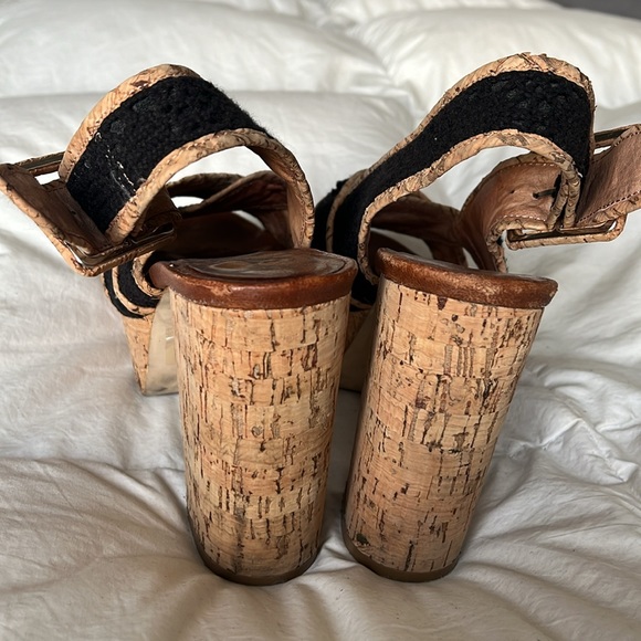 Cork Platform Heels - Picture 4 of 6